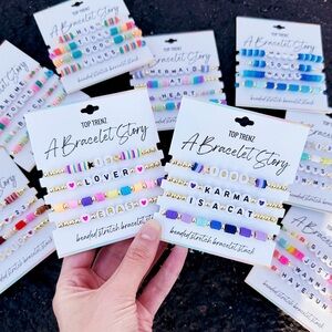 Song Bracelet Sets by Taylor Swift, Arianna Grande and Sabrina Carpenter